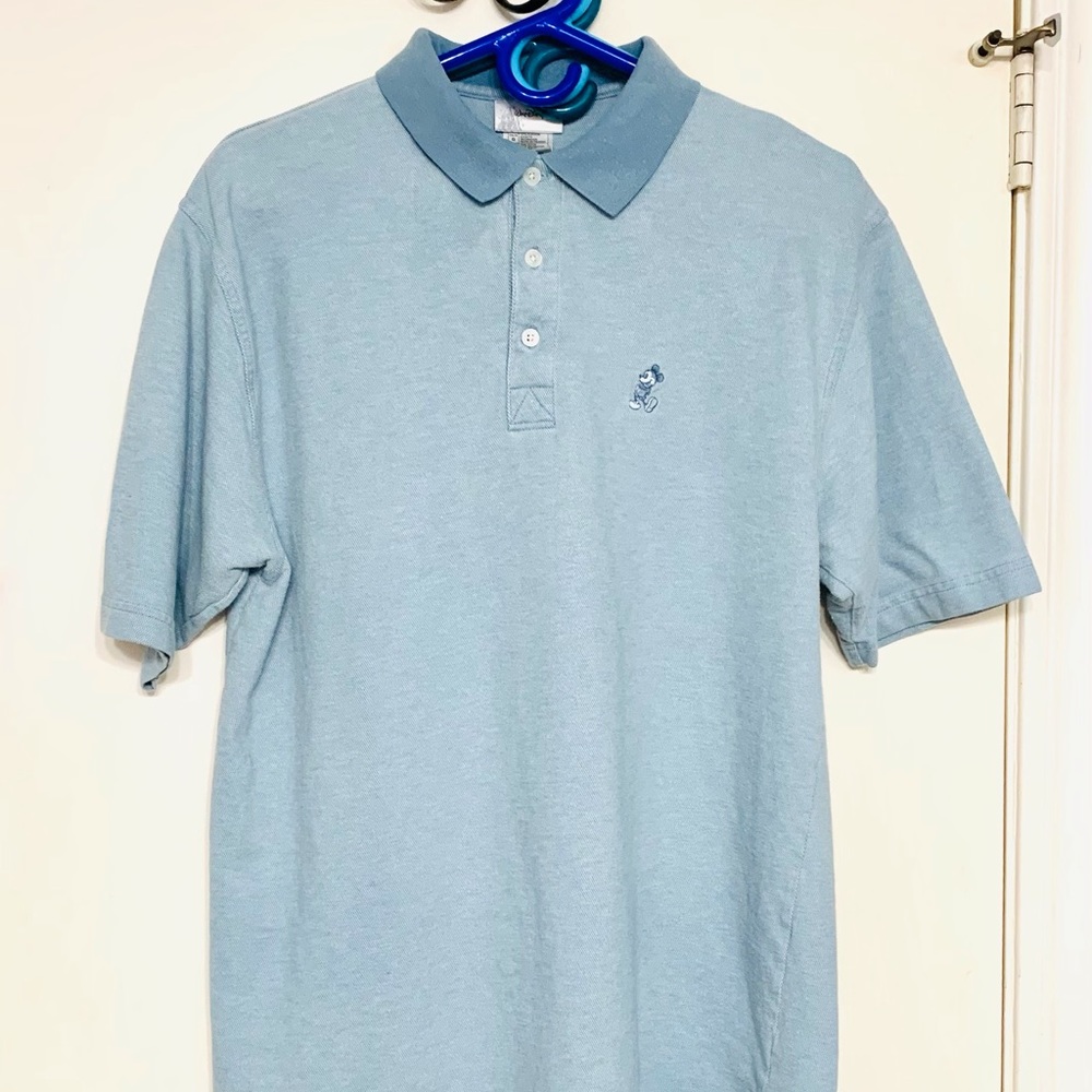 Walt Disney World Light Blue Polo Men’s Size Large